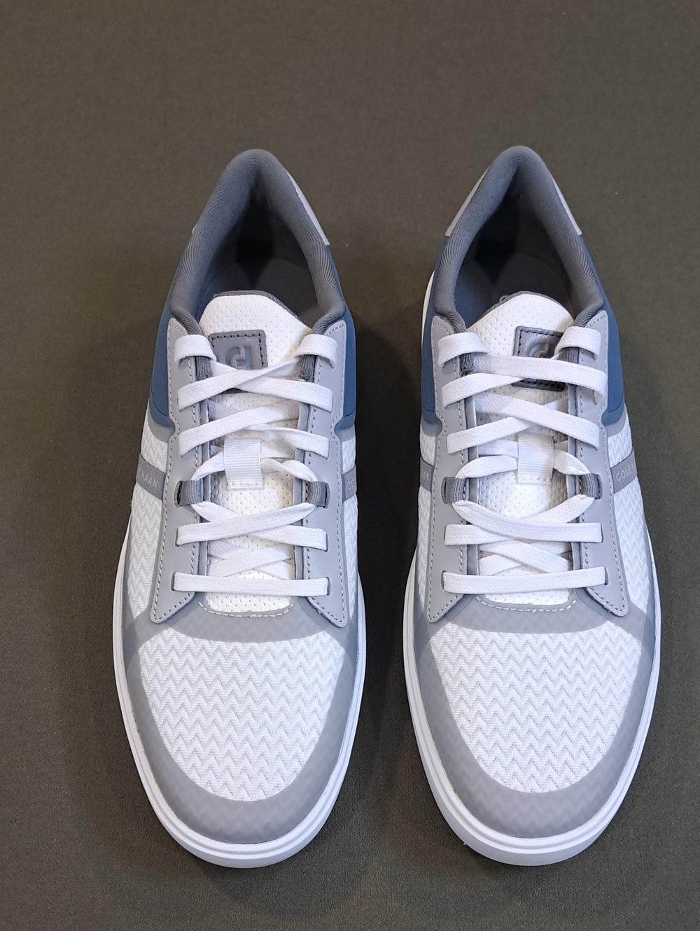 Cole Haan Grand Crosscourt Winner Sneaker - Sea Stone/Blue/White - Men's 11.5 - Picture 2 of 10